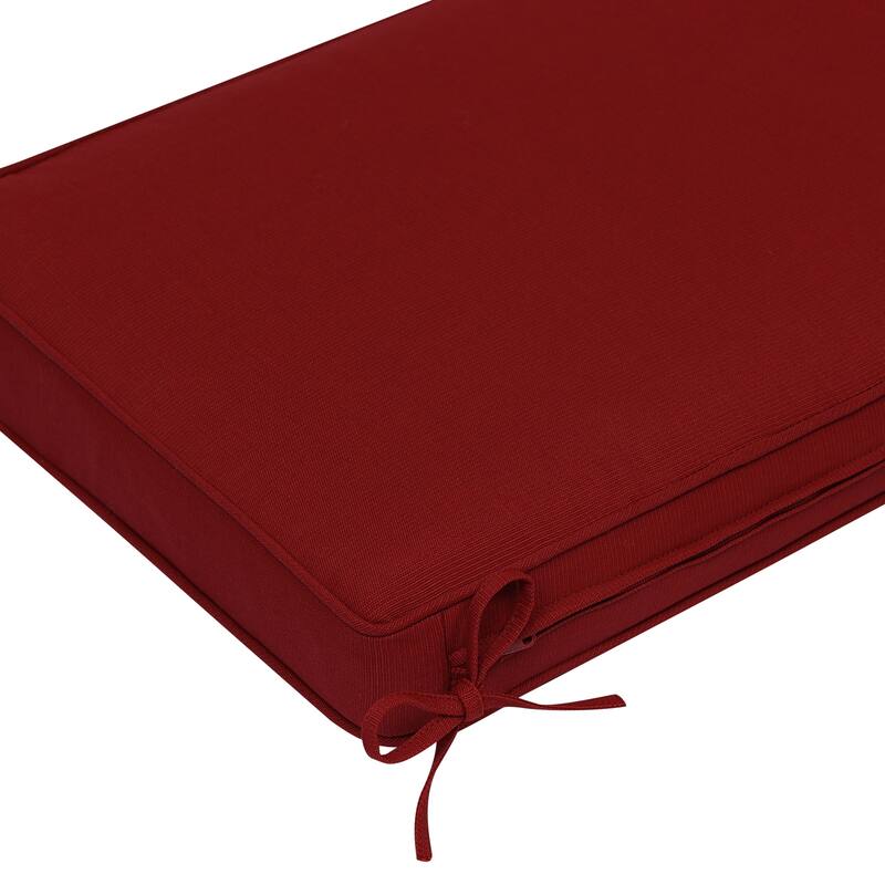 Aoodor Patio Furniture 46" x 18" x 3" Outdoor Bench Cushion N/A On